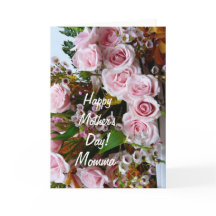 Feliz Dia de as mães-Mãe/ Rosas Rosa