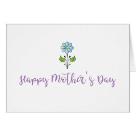 Cartão Feliz Dia de as mães ❤️ Minha querida mãe, querida