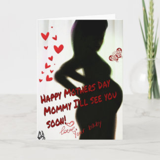 Cartão Feliz dia de as mães para a mãe ser