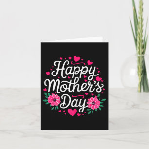 Cartão Feliz dia de as mães Shirt Mulheres Mãe Avó Mães