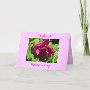 Cartão Feliz Dia de as mães tia