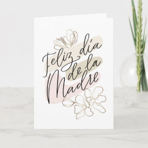 Cartão Feliz Día de la Madre Dia de as mães Español Card