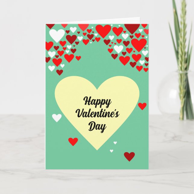 Cartão Feliz dia de os namorados (Frente)