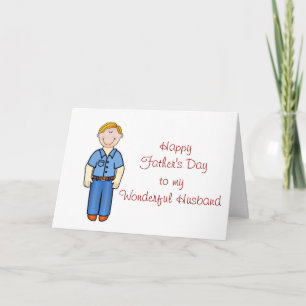 Cartão Feliz Dia de os pais do Marido da Esposa