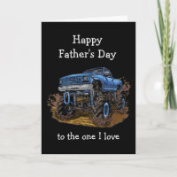 Feliz Dia de os pais Marido 4x4 Monster Truck Engr