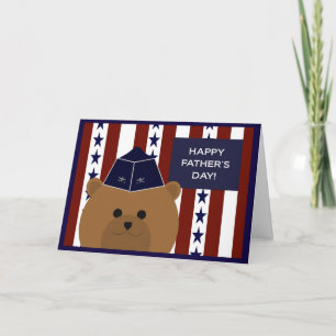 Cartão Feliz Dia de os pais para o meu Herói da Força Aér