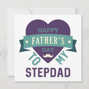 Cartão Feliz Dia de os pais para o meu Stepdad // Vazio