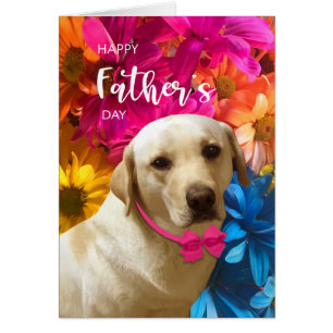 Cartão Feliz Dia de os pais, Pet, Labrador Cão LoverCard