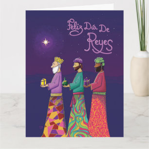Cartão Feliz Dia de Reis / Feliz Dia dos Três Reis Magos