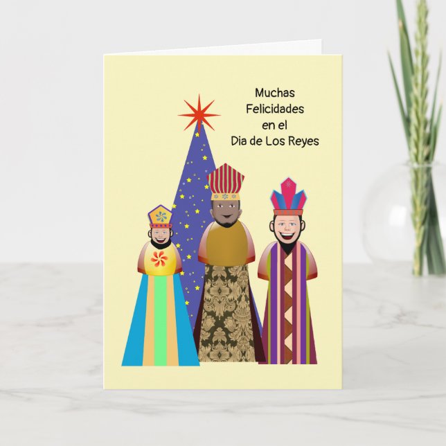 Cartão Feliz Dia de Reyes Niño (Frente)