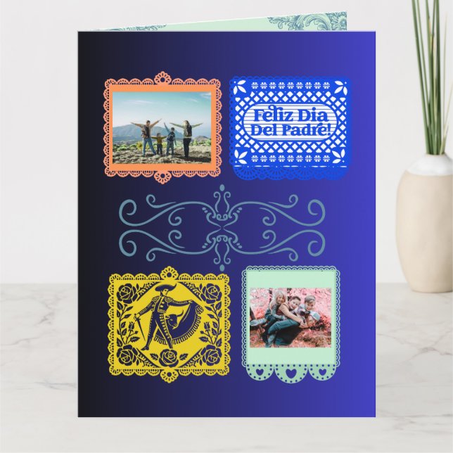 Cartão Felíz Día del Padre (Frente)