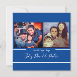Cartão Feliz día del Padre Super Papá espanhol