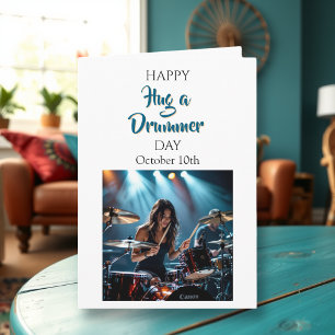 Cartão Feliz Dia do Baterista Feriados Engraçados