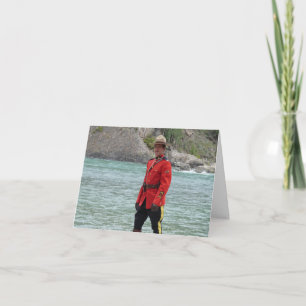 Cartão Feliz Dia do Canadá Foto Engraçada e Bonita Montan