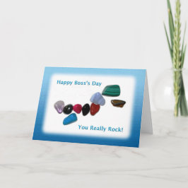 Cartão Feliz Dia do Chefe Você Realmente Rock