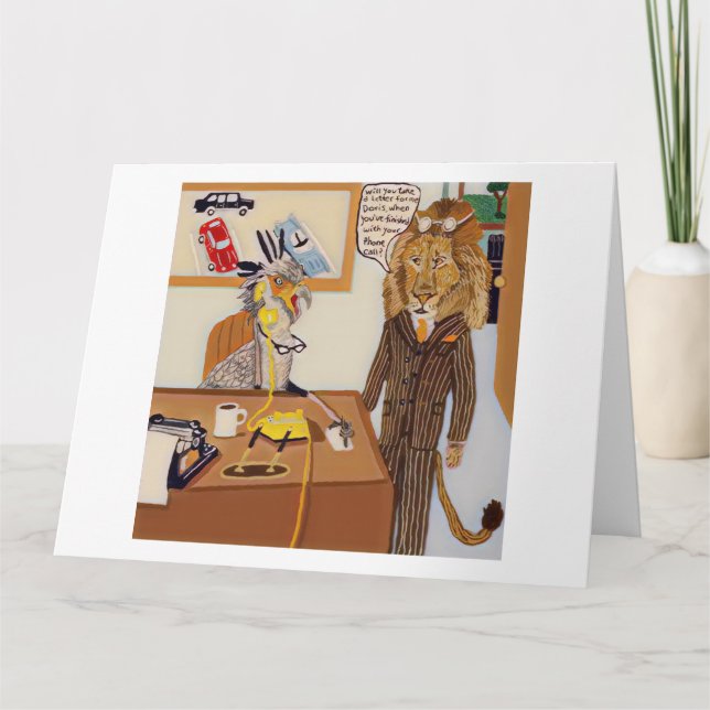 Cartão Feliz Dia do Secretário (Frente)