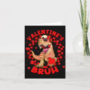 Cartão Feliz Dia dos Namorados Bruh Dinossauro Engraçado 