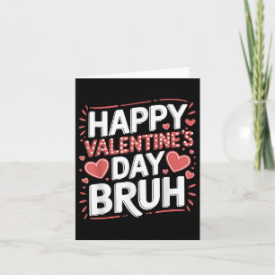 Cartão Feliz Dia dos Namorados Bruh Heart Love Namorados