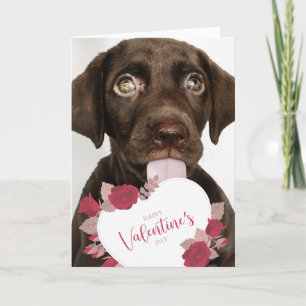 Cartão Feliz Dia dos Namorados Cachorrinho Fofo
