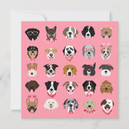 Cartão Feliz Dia dos Namorados Cachorro Padrão