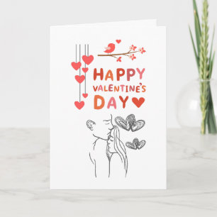 Cartão Feliz Dia dos Namorados – Casal Romântico