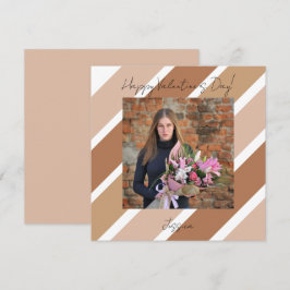 Cartão Feliz Dia dos Namorados Foto com Script Moderno