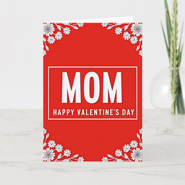 Cartão Feliz Dia dos Namorados Mãe (Frente)