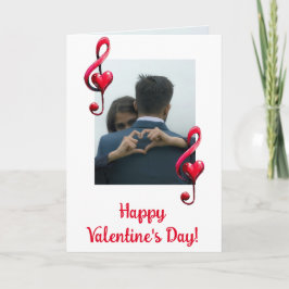 Cartão Feliz Dia dos Namorados Música do Amor