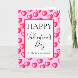 Cartão Feliz Dia dos Namorados para o Melhor Marido Coraç