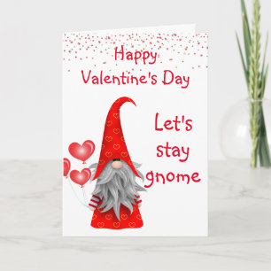 Cartão Feliz Dia dos Namorados Vamos Ficar Gnome