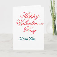 Feliz dia dos namorados vermelho azul xoxo amor no