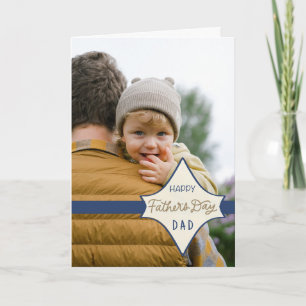 Cartão Feliz Dia dos Pais ao Papai Foto Personalizada