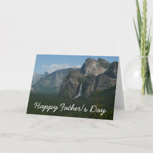 Cartão Feliz Dia dos Pais Carta do Yosemite