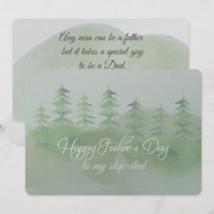 Cartão Feliz Dia dos Pais Carta para Padrasto