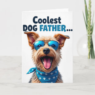 Cartão Feliz Dia dos Pais de Cachorro