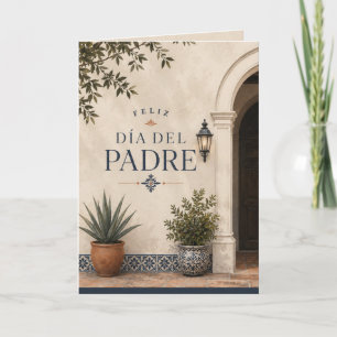 Cartão Feliz Dia dos Pais Espanhol I Colonial