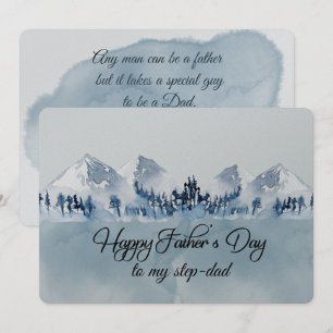 Cartão Feliz Dia dos Pais Padrasto