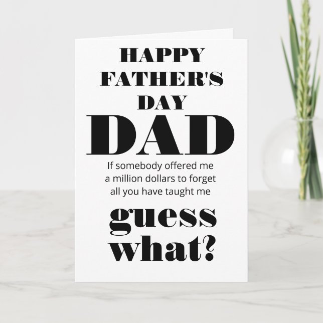 Cartão feliz dia dos pais papai (Frente)