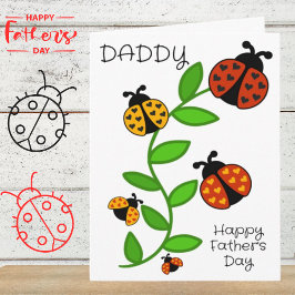 Cartão Feliz Dia dos Pais Papai do Presente dos Miúdos