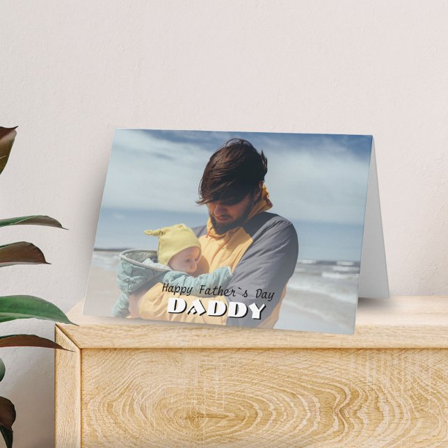 Cartão Feliz Dia dos Pais Papai Foto Dia dos Pais (Criador carregado)