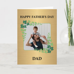 Cartão Feliz Dia dos Pais Papai Foto Personalizada