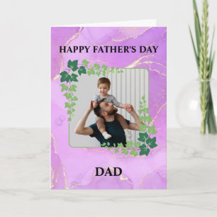 Cartão Feliz Dia dos Pais Papai Foto Personalizada