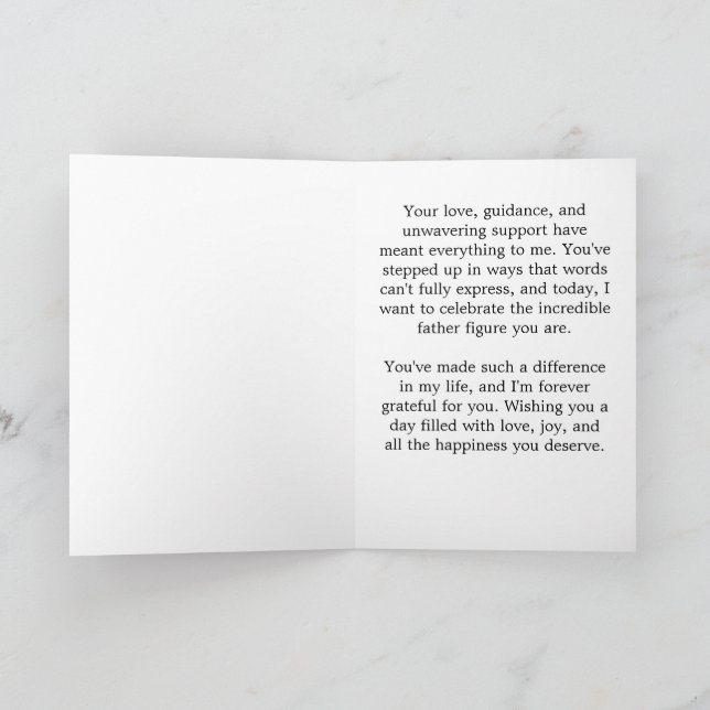 Cartão Feliz Dia dos Pais para Avô Pai Avô (Interior)