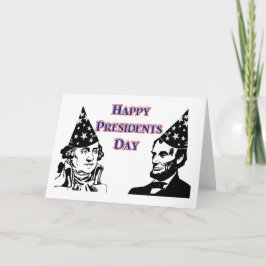 Cartão Feliz Dia dos Presidentes