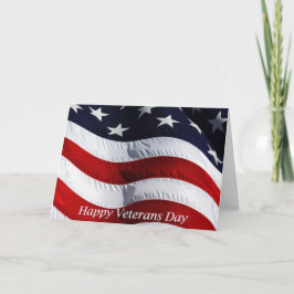 Cartão Feliz Dia dos Veteranos