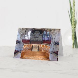 Cartão Feliz Dia Internacional da Música!