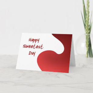 Cartão Feliz dia mais doce