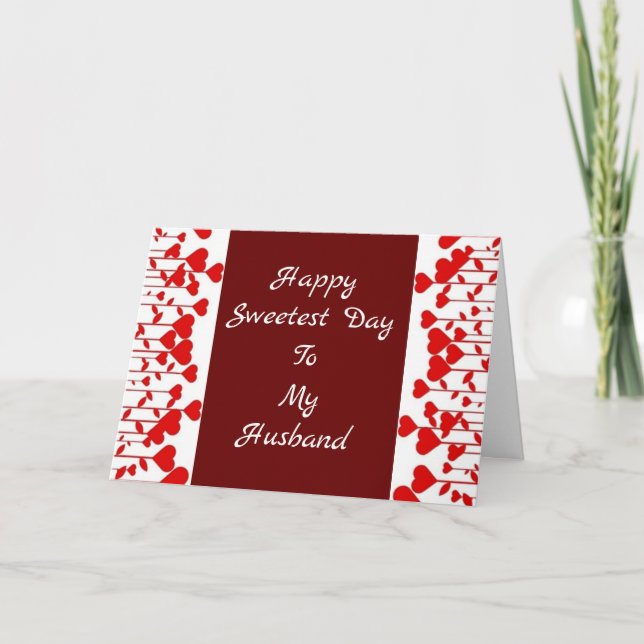 CARTÃO FELIZ DIA MAIS DOCE PARA MEU **AMOR** (Frente)