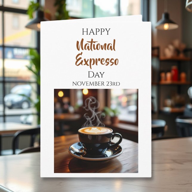 Cartão Feliz Dia Nacional do Expresso | 23 de Novembro (Criador carregado)