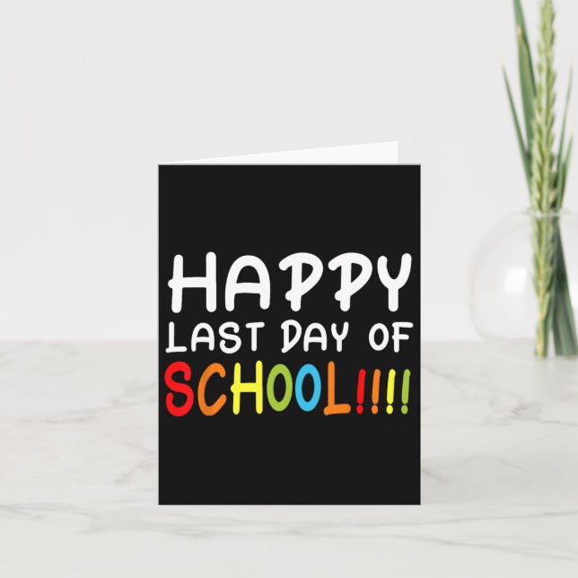 Cartão Feliz Dia Passado De Estudantes E Professores Do C (Frente)
